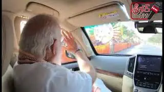 PM MODI ON THE WAY TO GREET FANS || KERALA || Srikar TV |