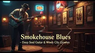 🎷 Smokehouse Blues ~ Deep Soul Guitar & Windy City Grooves