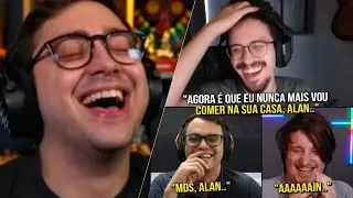 ALAN E OS COLEGAS DANDO DICAS DE ETIQUETA KKKKK - NOITADACAST