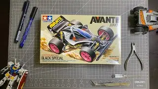 UNBOXING | TAMIYA AVANTE JR BLACK SPECIAL #tamiya #mini4wd #toys #indonesia