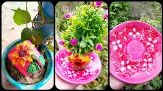 Old plate reuse ideas/Broken cup reuse ideas 
