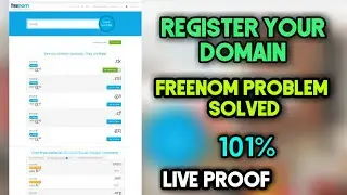 Freenom Domain Register Problem Solved Today | Free Domain Register | Freenom Problem 2021