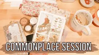 Commonplace Notebook Session | New Commonplace Notebook Setup
