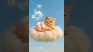 ☁️ Cloud Nap PajamaPaws&rsquo; Dreamy Purr Star #kittenshorts  #pajamapaws  #cuteanimals  #adorablepets