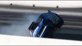 GARY PHILLIPS CRASH CAMARO TOP DOORSLAMMER 27.4.2013