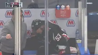 Jeff Skinner Fails To Break His Stick After Receiving Cross Checking Penalty