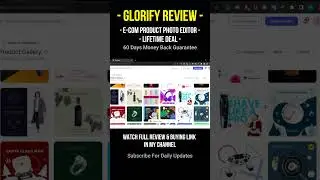 Glorify Review 2023 - Ecommerce Graphic Design Tool #shorts #glorify #glorifylifetimedeal