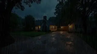 Calm Rain Sounds for Sleeping | Peaceful Night Rain for Deep Relaxation