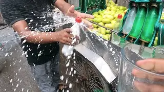 Indian Lemon Soda ! ইন্ডিয়ান লেমন সোডা এখন ঢাকা গুলিস্তানে ! Bd Street Food Dhaka