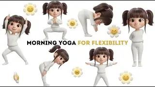 Morning Yoga for Flexibility for Kids | Yoga with Lily