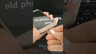 old phones charging ports.🔋📱