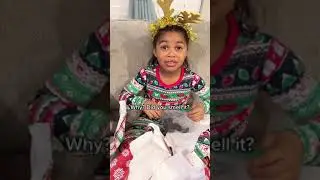 Gifting our daughters BAD presents - to see their prank reaction #Shorts #Badsanta #giftgiving