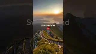 Chasing the Most Beautiful Sunrise in Switzerland  #naturelovers #shorts #switzerland