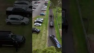 Drone footage used for a funeral video. Funeral Video Australia with Gentle Hand Funerals