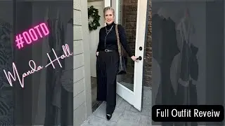 *Amazon* All Black Work Wear Look #ootd (Midsize Fashion)