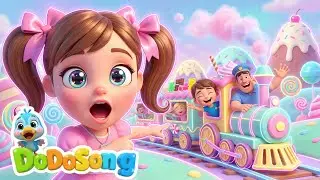The Candy Train Is Rolling | Sweet Train Song for Kids | DodoSong Nursery Rhymes