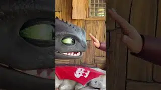 Meeting Toothless at EPIC UNIVERSE #epicuniverse