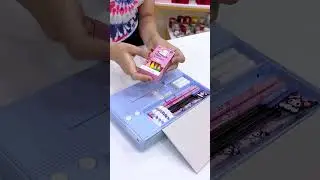 BTS Multi-Function Pencil Box Unboxing 🎒✨ | Must-Have Stationery for BTS Fans! 💜