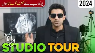 AK Educate New Studio Tour 2024😎 / YouTube Income Reveal 🤑💰