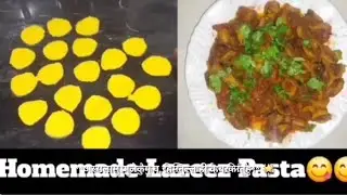 Homemade Pasta😋😋bilkul new trick se banaye bazaar se bhi acchi pasta😋😋
