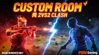 2VS2 CUSTOM ROOM 🔥 INSANE HEADSHOTS ONLY | Free Fire OP Clash | PSM Gaming 