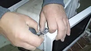 طريقة فك وتغير زجاج باب الميكرويف