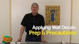 Applying Retro Planet's Wall Decals - Prep & Precautions