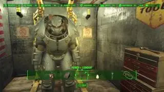 PS4 / SURVIVAL - The construction guy builds: a power armor station.