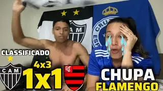 REACT CLASSIFICAÇÃO DO ATLÉTICO MG NOS PENALTIS COPA DO BRASIL | REACT ATLÉTICO 1(4)x(3)1 FLAMENGO 