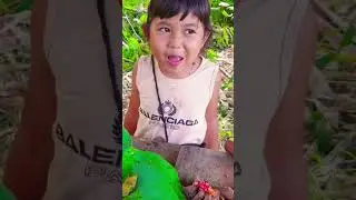 Primitive Girl eat Beat😋 #short