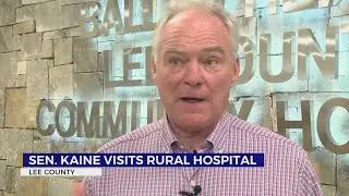 Sen. Tim Kaine visits Lee County Community Hospital amid health care cuts