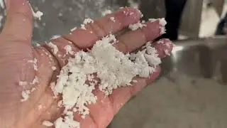 Coconut process coconut meat grinding machine test for dessicated coconut