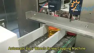 Boost Your Bottling Line Speed: Efficient Double-Headed Four-Wheel Capping Machine for Various Sizes