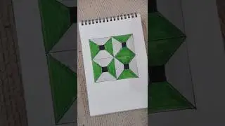 Easy and unique 3D illusion drawing. #shorts#short#drawing