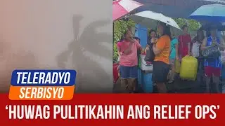 DSWD: Don&rsquo;t politicize relief ops amid typhoon season | Teleradyo Serbisyo (14 November 2024)