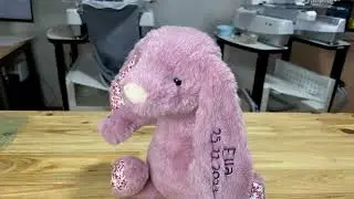 Stofftier besticken