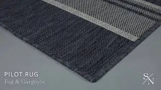Pilot Indoor/ Outdoor Stripe Gray/ Beige Area Rug | Scout & Nimble