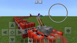 Minecraft TNT chain reaction !