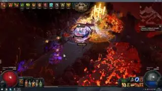 Path of Exile 2.5.1 Breach: Xoph (ngamahu flame cyclone build)