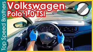 VW Polo VI 1.0 TSI (2021) AUTOBAHN POV TOP SPEED 🚀 #TopSpeedBrothers