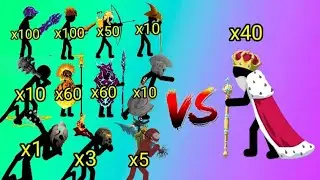 40 Kings vs Every Unit 😱 | Impossible Battle &ndash; Stick War Legacy