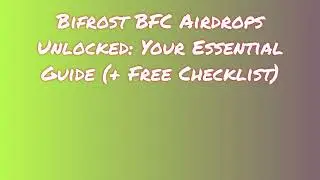 Get Free Bifrost BFC Airdrop  | Learn How to Swap or Sell Bifrost BFC Airdrop