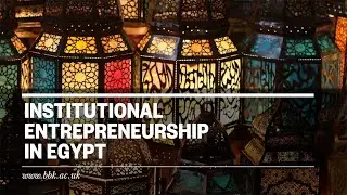 Institutional Entrepreneurship in Egypt