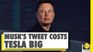 Tesla's stocks fall by 8% after Elon Musk's valuation tweet | Tesla Stocks Price Fall