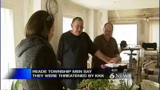 Men say they were threatened by KKK