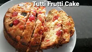Britannia Tutti Frutti Cake recipe | Kids Favorite Cake | Tutti Frutti Slice Cake