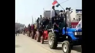 KISAN RALLY / TRACTOR PARADE / REPUBLIC DAY TRACTOR PARADE / SHEOPUR MADHYA PRADESH