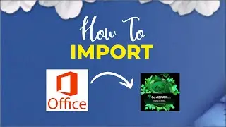 how to import ms office file in coreldraw 2022 in hindi