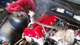 First run BMW M44 turbo, supercharger, nitrous, methanol