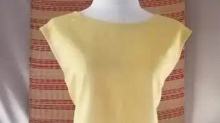 วิธีเย็บเสื้อคอปาดแขนเลยไหล่แบบง่ายๆค่ะ